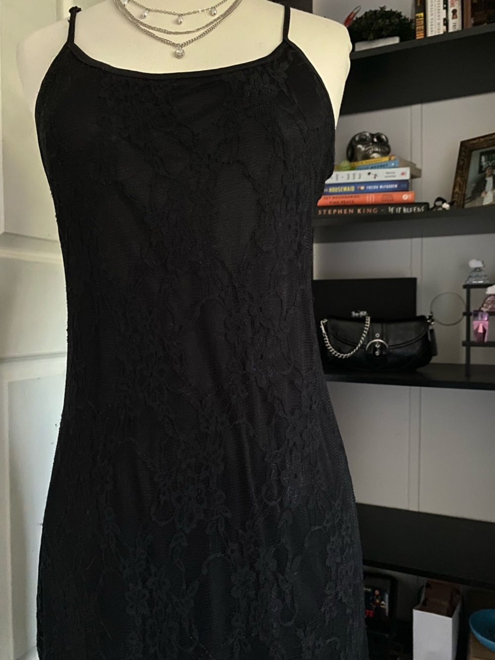 Jessica Simpson Black Lace Slip Dress - Picture 6 of 7
